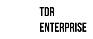 TDR white logo